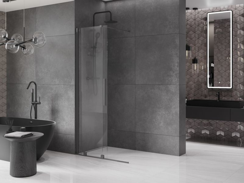 Ścianka prysznicowa rozsuwana Mexen Velar gun metal 85x200 cm 1 szt.