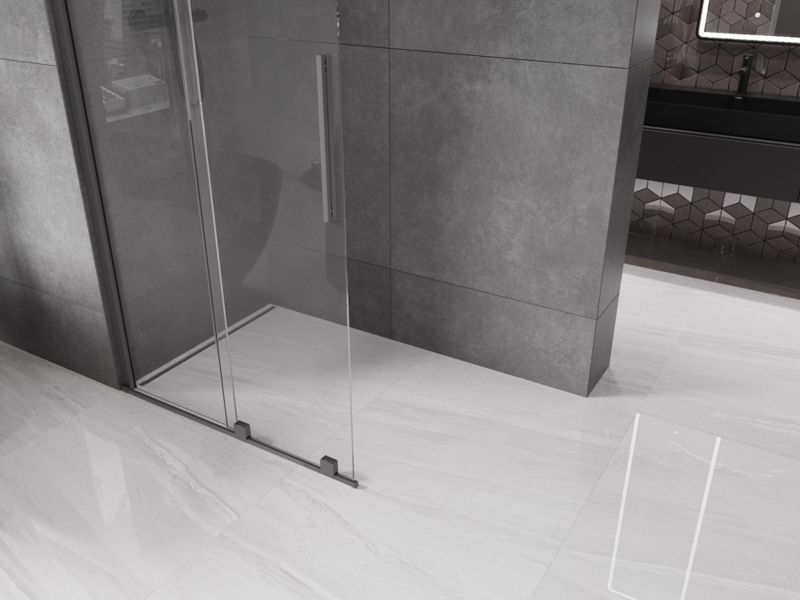 Ścianka prysznicowa rozsuwana Mexen Velar gun metal 85x200 cm 1 szt.