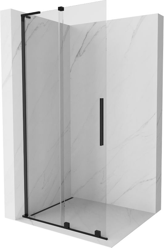 Ścianka prysznicowa rozsuwana Mexen Velar L czarna 90x200 cm 871-090-003-03-70 1 szt.