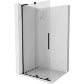 Ścianka prysznicowa rozsuwana Mexen Velar L czarna 90x200 cm 871-090-003-03-70 1 szt.
