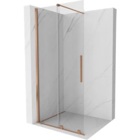 Ścianka prysznicowa rozsuwana Mexen Velar miedź szczotkowana 70x200cm 871-070-000-03-65 1 szt.