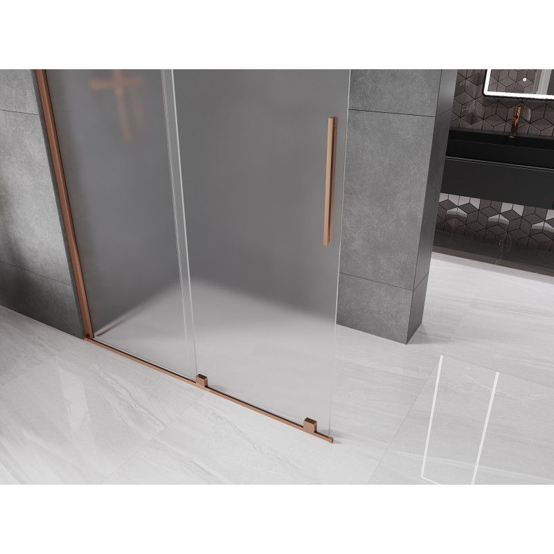 Ścianka prysznicowa rozsuwana Mexen Velar różowe złoto 160x200 cm 1 szt.