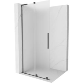 Ścianka prysznicowa rozsuwana Mexen Velar szron gun gray 90x200 cm 1 szt.