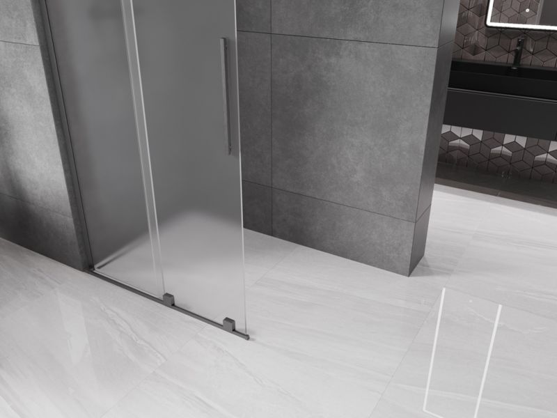 Ścianka prysznicowa rozsuwana Mexen Velar szron gun gray 90x200 cm 1 szt.