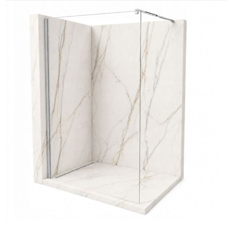 Ścianka prysznicowa Silla Walk-In transparentna chrom 120 x 200 cm, 1 szt.
