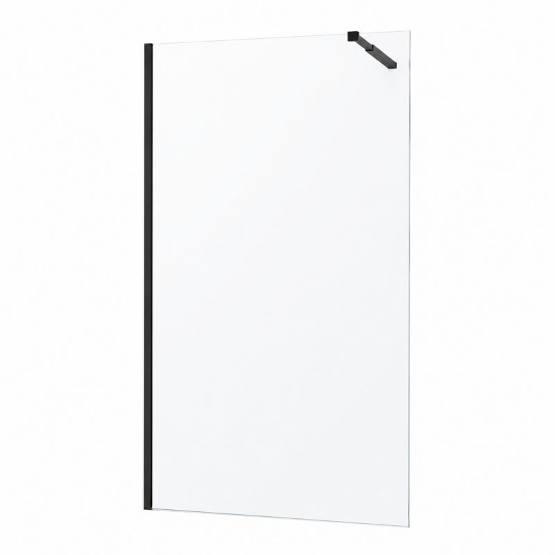 Ścianka prysznicowa Silla Walk-In transparentna czarna 70 x 200 cm, 1 szt.