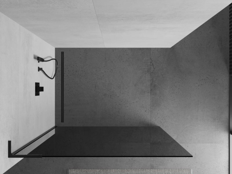 Ścianka prysznicowa typu walk-in Mexen Kioto L grafitowa 70x200 cm 800-070-103-70-40 1 szt.
