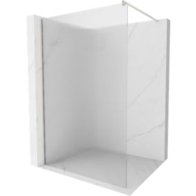 Ścianka prysznicowa typu walk-in Mexen Kioto prążki 120 x 200 cm 1 szt.