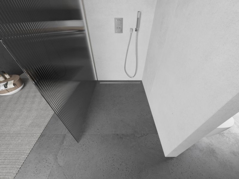 Ścianka prysznicowa typu walk-in Mexen Kioto prążki 120 x 200 cm 1 szt.