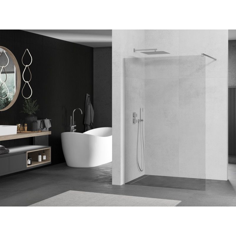 Ścianka prysznicowa walk-in Mexen Kioto chrom 170x200 cm 1 szt.
