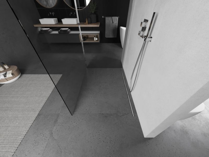 Ścianka prysznicowa walk-in Mexen Kioto chrom transparent 100x100 cm 1 szt.