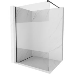 Ścianka prysznicowa Walk-in Mexen Kioto czarna 80x200 cm 1 szt.