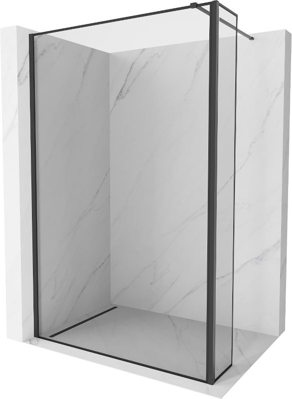 Ścianka prysznicowa Walk-in Mexen Kioto czarny wzór 100 x 30 cm 1 szt.
