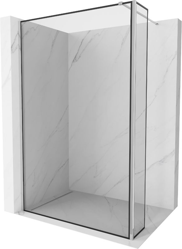 Ścianka prysznicowa walk-in Mexen Kioto czarny wzór 110x30 cm  800-110-212-01-70-030 1 szt.