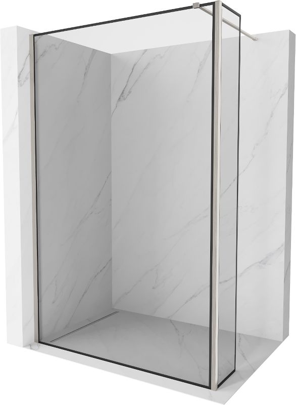 Ścianka prysznicowa walk-in Mexen Kioto czarny wzór 140 x 40 cm 1 szt.