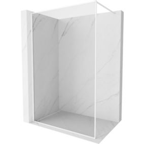 Ścianka prysznicowa walk-in Mexen Kioto-F biała 120 x 202 cm 1 szt.
