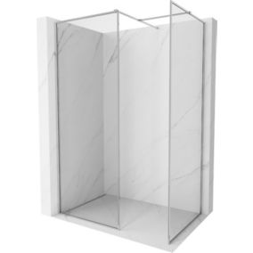 Ścianka prysznicowa walk-in Mexen Kioto-F chrom transparent 85x80 cm 1 szt.