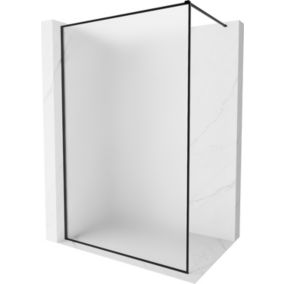 Ścianka prysznicowa walk-in Mexen Kioto-F czarna 140x202 cm 1 szt.