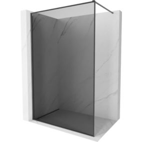 Ścianka prysznicowa walk-in Mexen Kioto-F grafit 120x202 cm  800-120-104-66-401 szt.