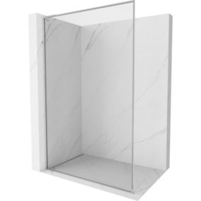 Ścianka prysznicowa walk-in Mexen Kioto-F L chrom transparent 100x202 cm 1 szt.