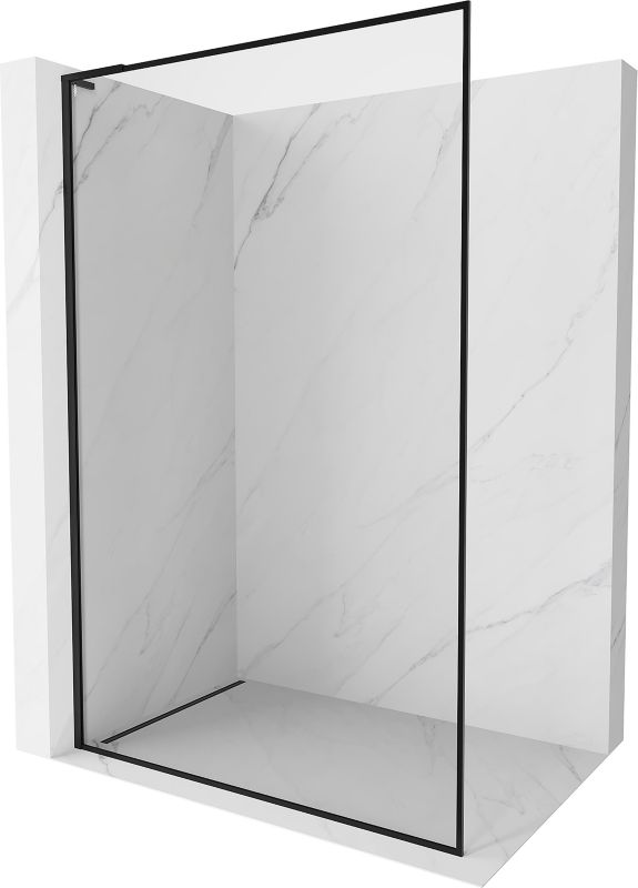 Ścianka prysznicowa Walk-in Mexen Kioto-F L czarna 70 x 202 cm 1 szt.