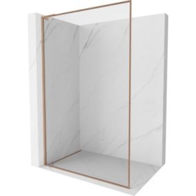 Ścianka prysznicowa walk-in Mexen Kioto-F L miedź szczotkowana 65x202 cm 800-065-174-65-00 1 szt.