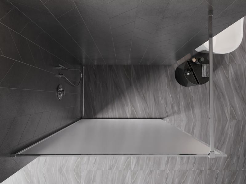 Ścianka prysznicowa walk-in Mexen Kioto-F szron 120x202 cm  800-120-104-01-301 szt.