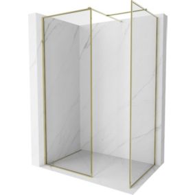 Ścianka prysznicowa walk-in Mexen Kioto-F złota 150x90 cm 800-150-202-04-50-090 1 szt.