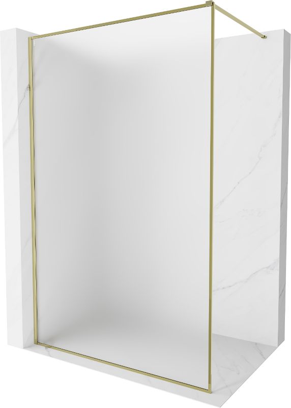 Ścianka prysznicowa walk-in Mexen Kioto-F złota 70x202 1 szt.