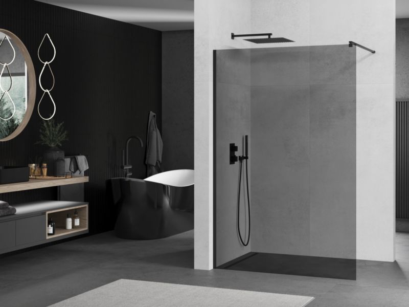Ścianka prysznicowa walk-in Mexen Kioto grafit 110x200 cm 800-110-101-70-40 1 szt.