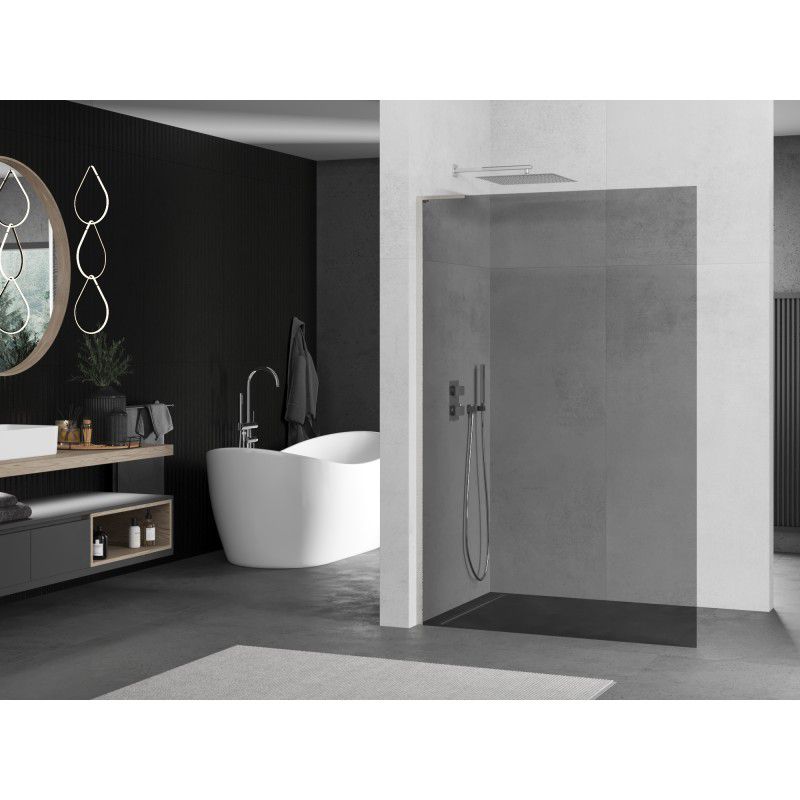 Ścianka prysznicowa walk-in Mexen Kioto grafit 110x200 cm  800-110-103-97-40 1 szt.