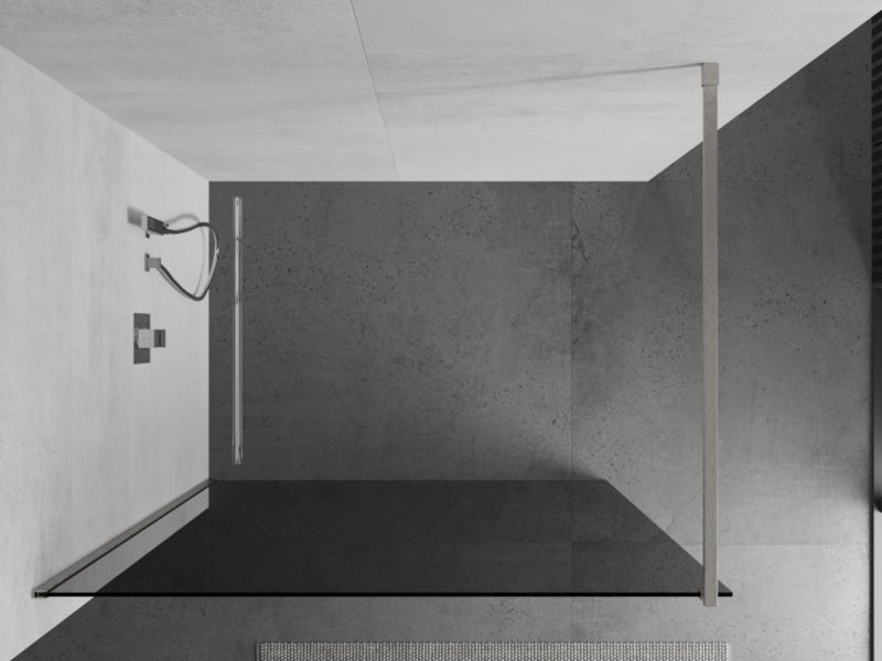 Ścianka prysznicowa walk-in Mexen Kioto grafit 120x200 cm 1 szt.