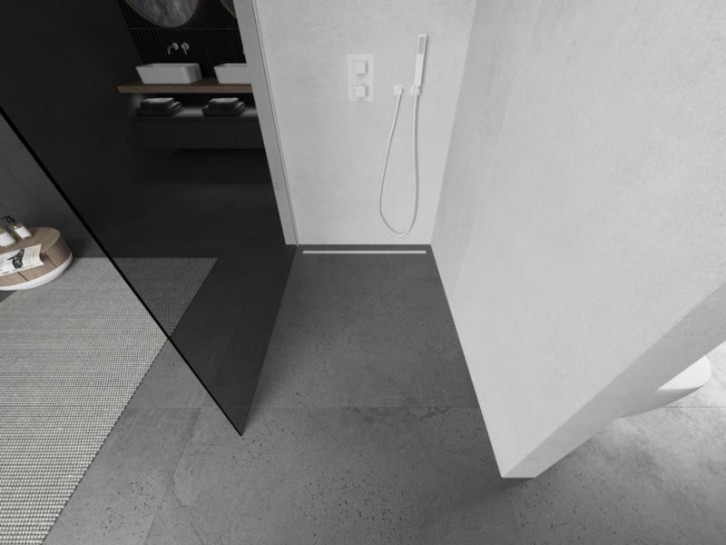 Ścianka prysznicowa walk-in Mexen Kioto grafit 90x200 1 szt.