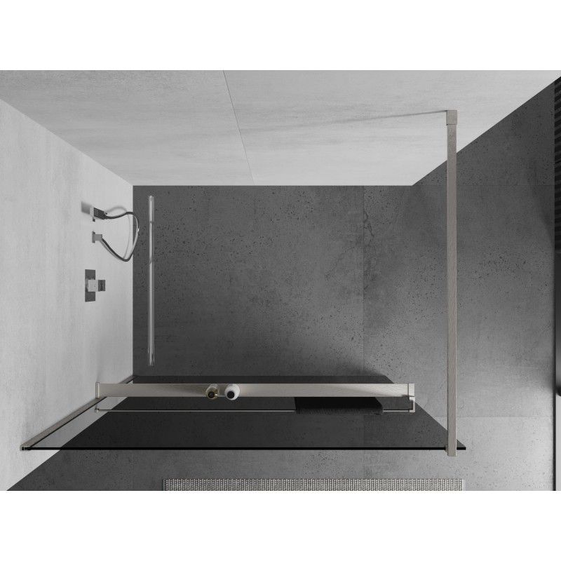 Ścianka prysznicowa walk-in Mexen Kioto+ grafit 90x200 cm 1 szt.