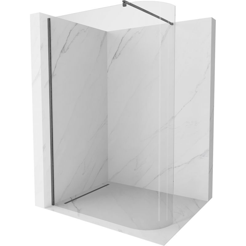 Ścianka prysznicowa walk-in Mexen Kioto gun gray 140x200 1 szt.