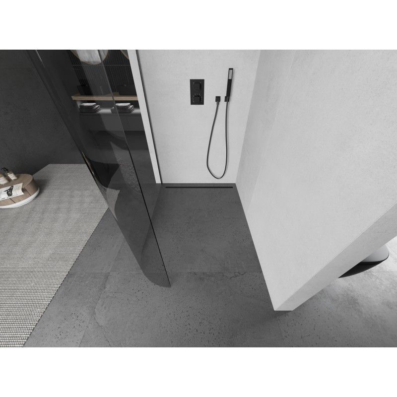 Ścianka prysznicowa walk-in Mexen Kioto gun gray 140x200 1 szt.
