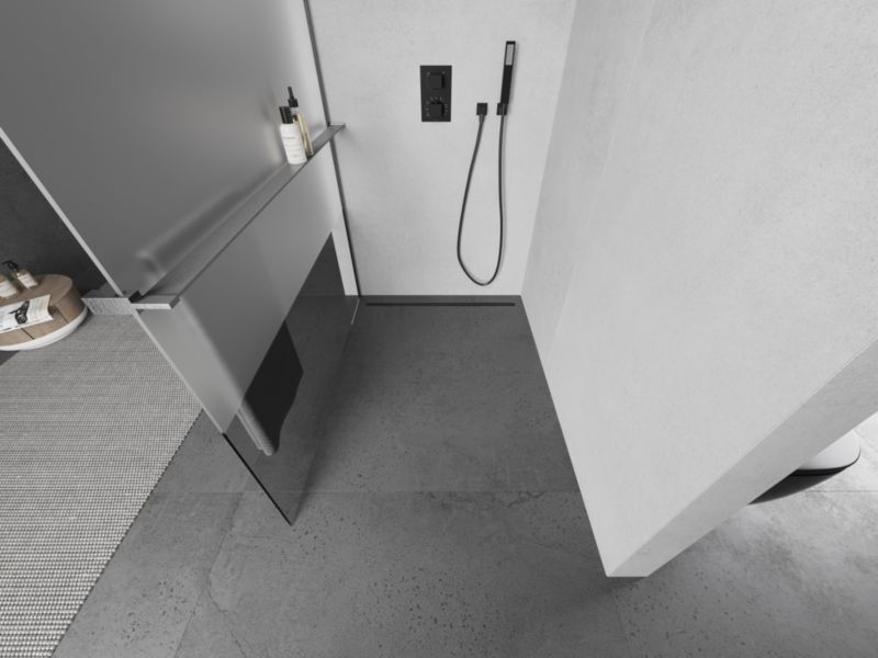 Ścianka prysznicowa walk-in Mexen Kioto+ gun gray 70 x 200 cm 1 szt.