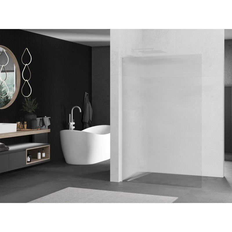 Ścianka prysznicowa walk-in Mexen Kioto L biała 110x200 cm 800-110-103-20-09 1 szt.