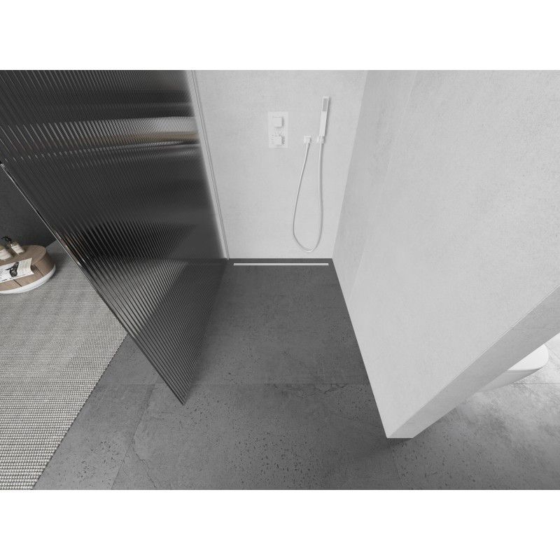 Ścianka prysznicowa walk-in Mexen Kioto L biała 110x200 cm 800-110-103-20-09 1 szt.
