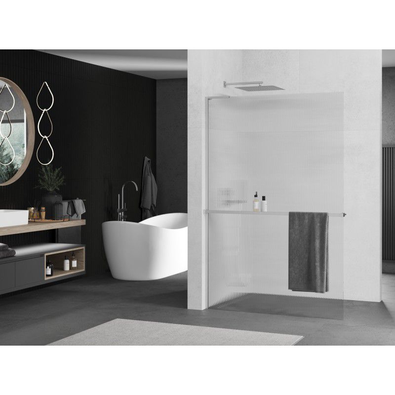 Ścianka prysznicowa walk-in Mexen Kioto+ L chrom 120x200 cm 1 szt.