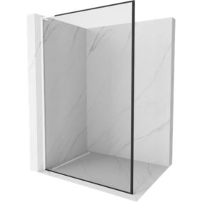 Ścianka prysznicowa walk-in Mexen Kioto L czarny wzór 70x200 1 szt.