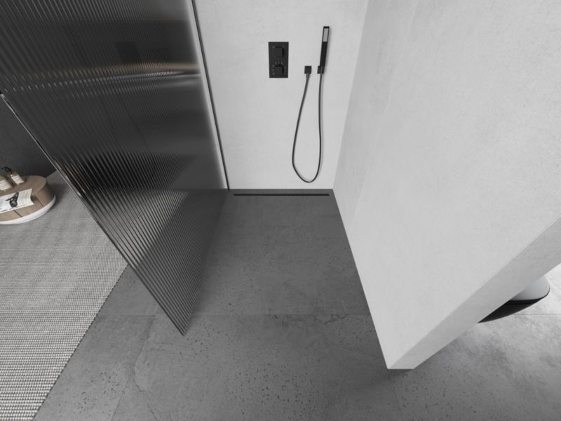 Ścianka prysznicowa walk-in Mexen Kioto L gun metal 90x200 cm 1 szt.