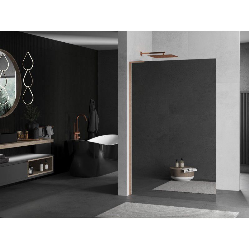 Ścianka prysznicowa Walk-in Mexen Kioto L lustro 120x200 cm 1 szt.