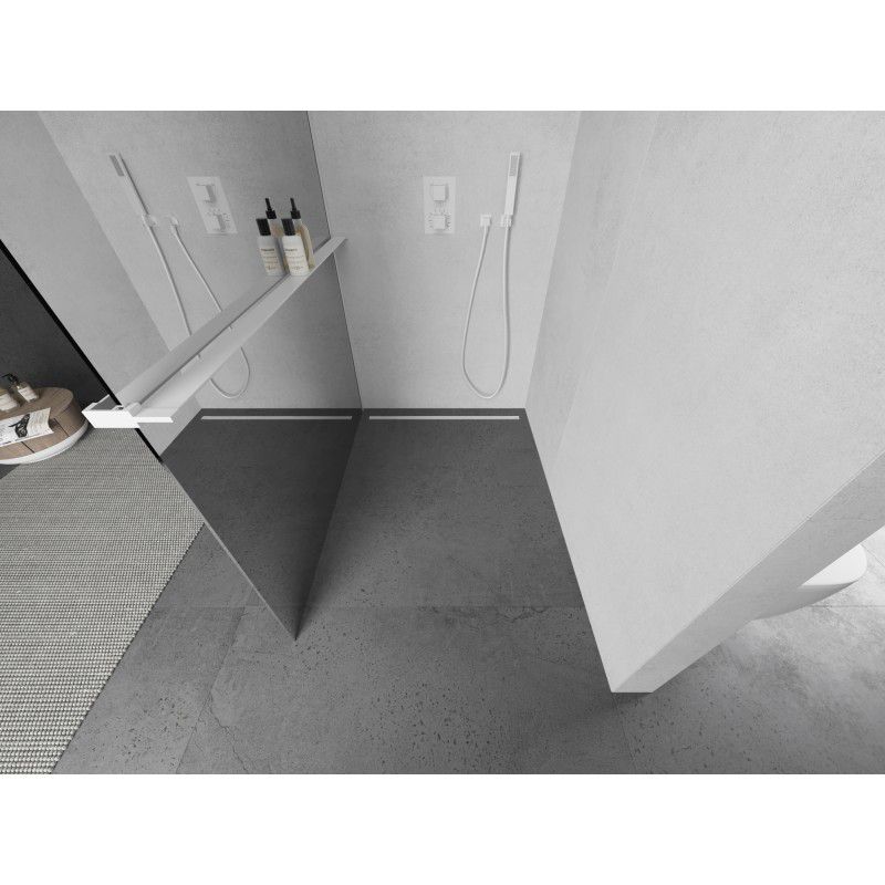 Ścianka prysznicowa walk-in Mexen Kioto+ L lustro 120x200 cm 1 szt.