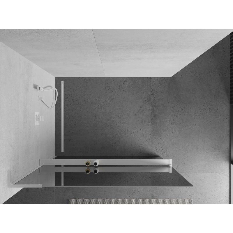 Ścianka prysznicowa walk-in Mexen Kioto+ L lustro 120x200 cm 1 szt.