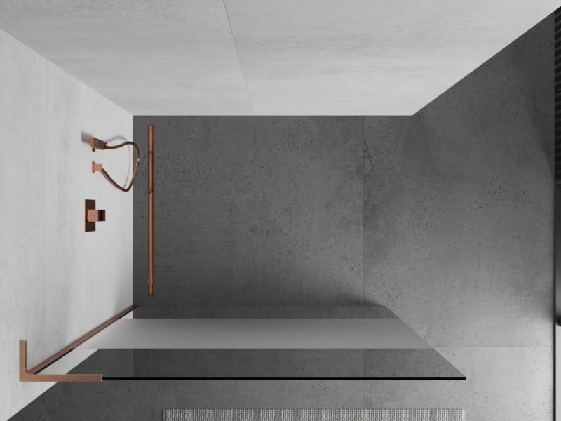 Ścianka prysznicowa Walk-in Mexen Kioto L szron/transparent 70 x 200 cm 800-070-103-65-35 1 szt.