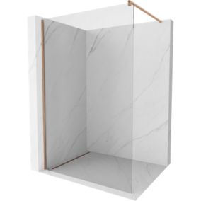 Ścianka prysznicowa walk-in Mexen Kioto miedź szczotkowana 85x200 cm 800-085-101-65-00 1 szt.