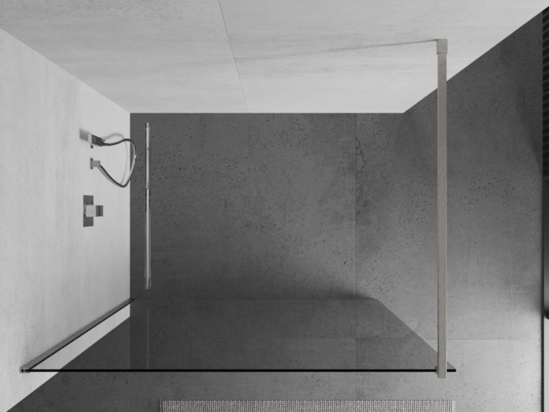 Ścianka prysznicowa walk-in Mexen Kioto nikiel szczotkowany 125x200 cm 1 szt.