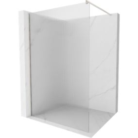 Ścianka prysznicowa walk-in Mexen Kioto prążki 80x200 cm 1 szt.