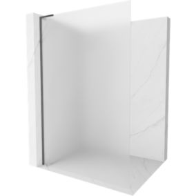 Ścianka prysznicowa walk-in Mexen Kioto szron gun gray 80x200 cm 1 szt.